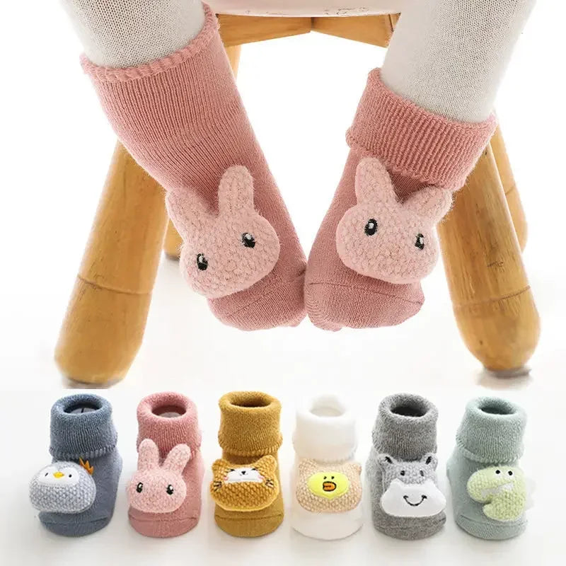 Cute Baby Socks Bunny Cow Bear Variety