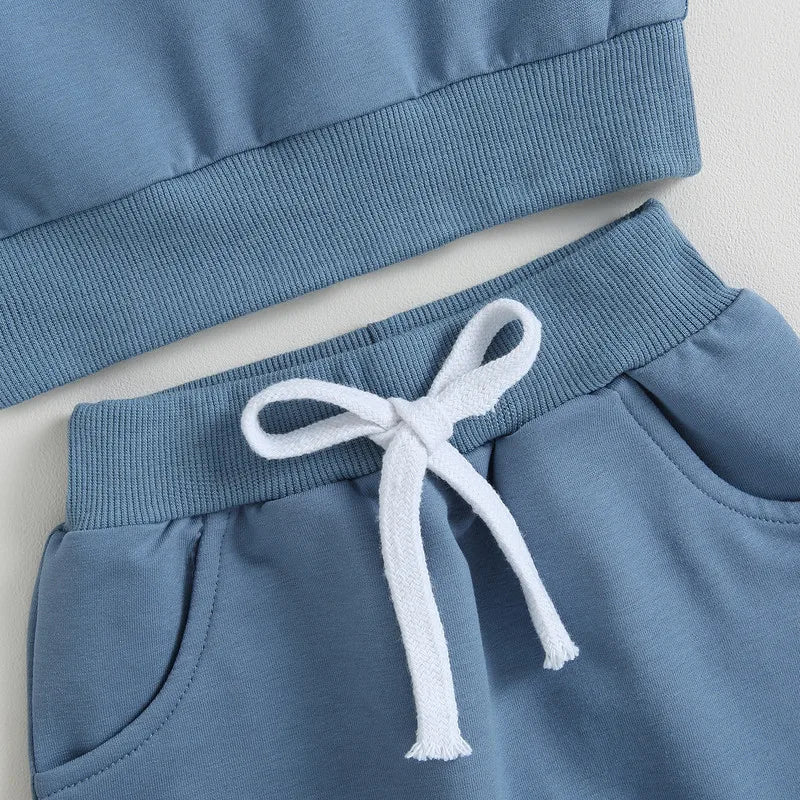 Contrast Color Pant Sets Spring Autumn Clothes