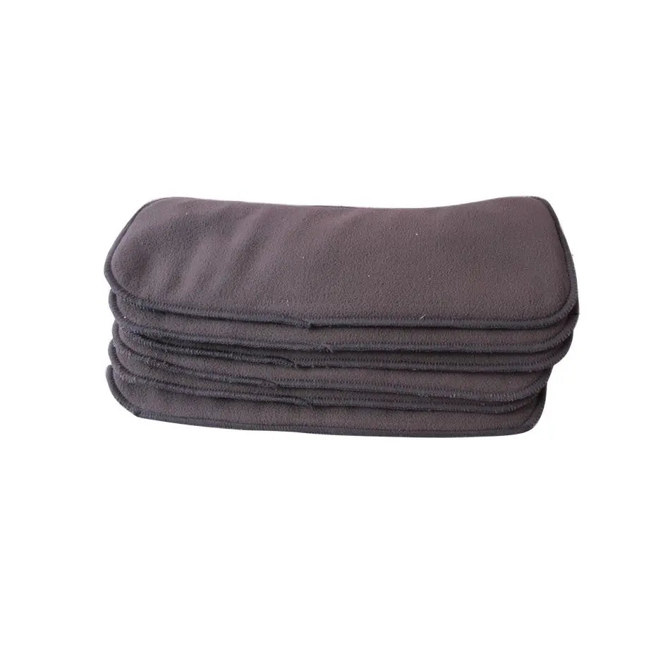 Happy Flute: Cloth Diaper Inserts, Bamboo Charcoal Microfiber 4/8/10 pcs