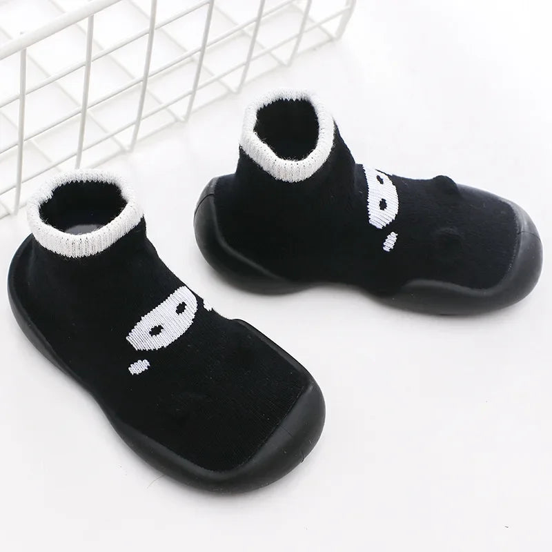 Assorted Rubber-Soled Socks, Fox, Shark, Lion