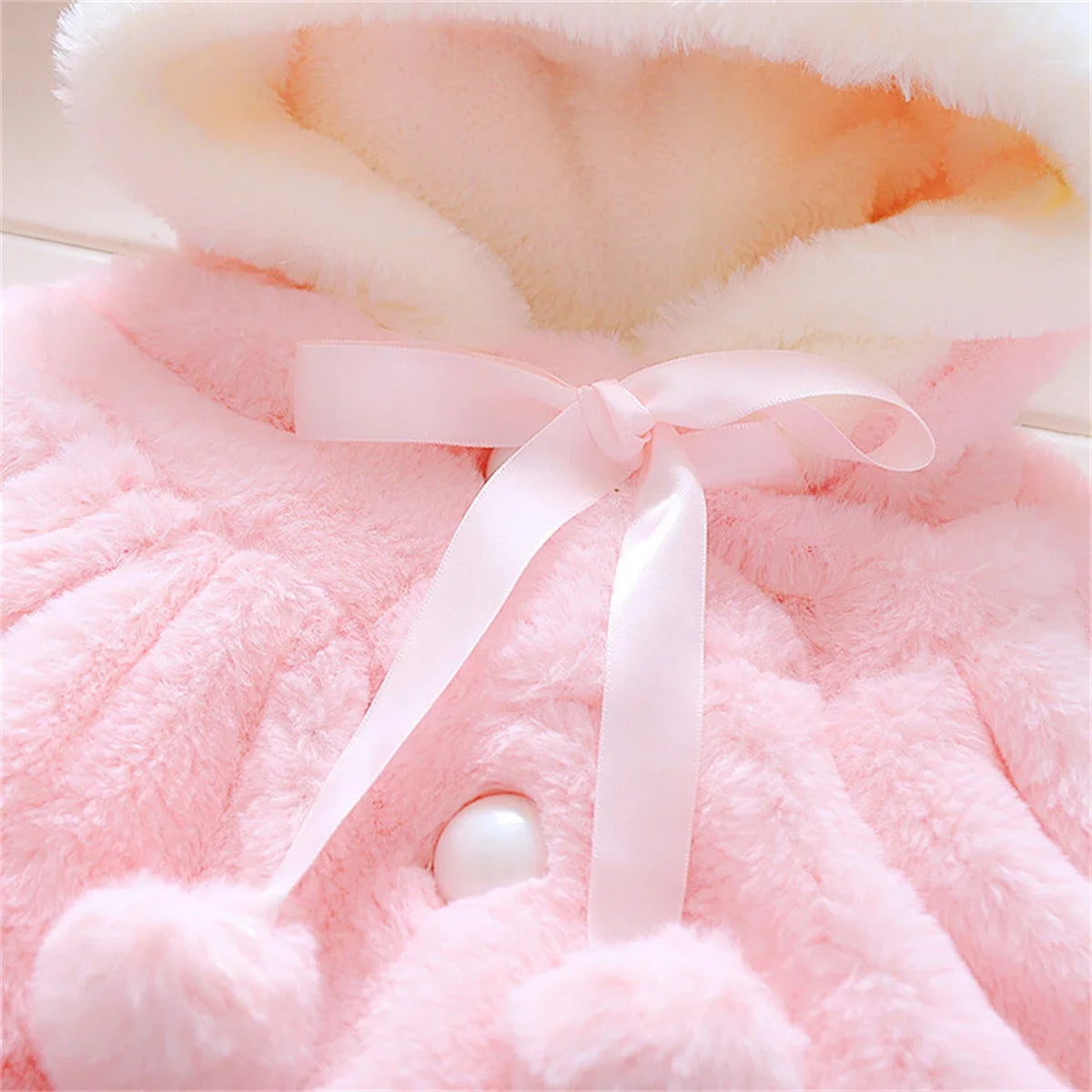 Winter Bunny Wool Sweater Shawl