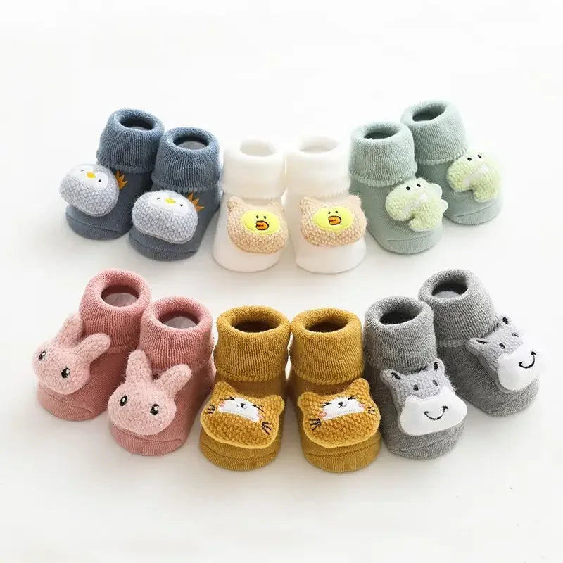 Cute Baby Socks Bunny Cow Bear Variety
