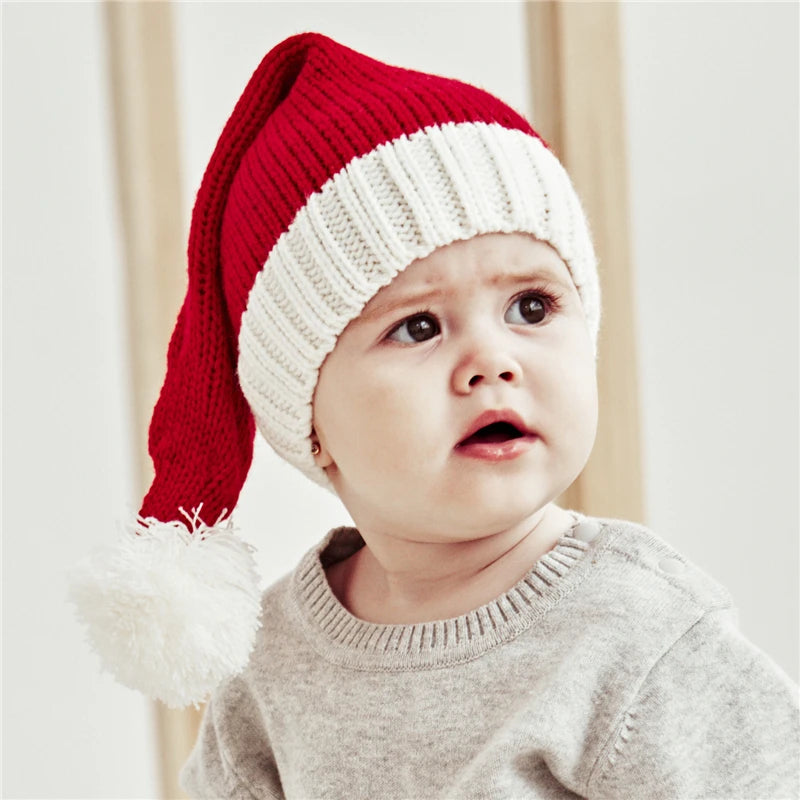 Christmas Family Matching Hats With Pompom