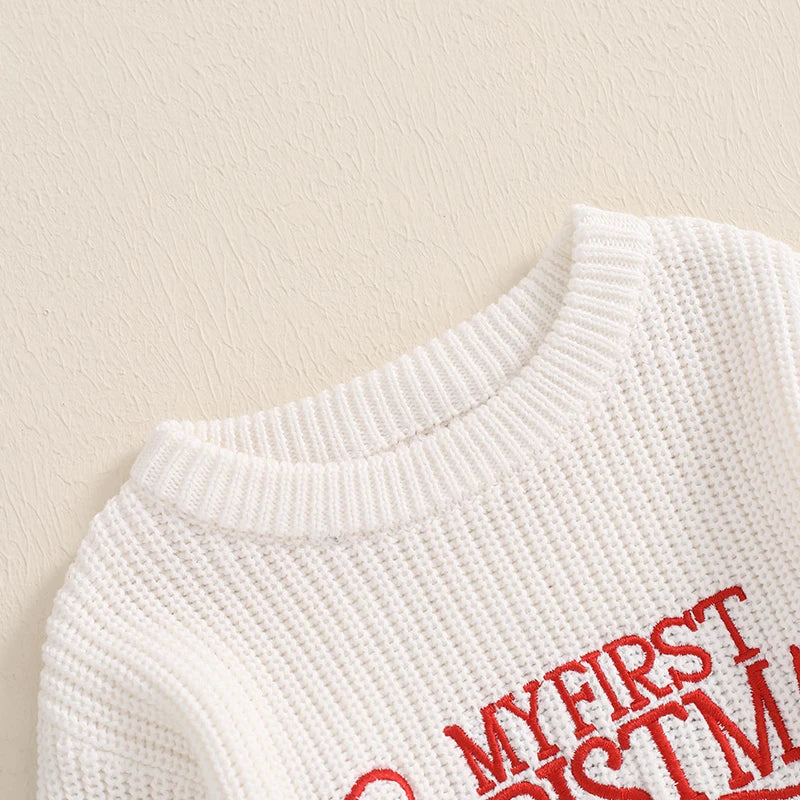 Unisex Christmas Oversized Knitted Sweatshirt Romper