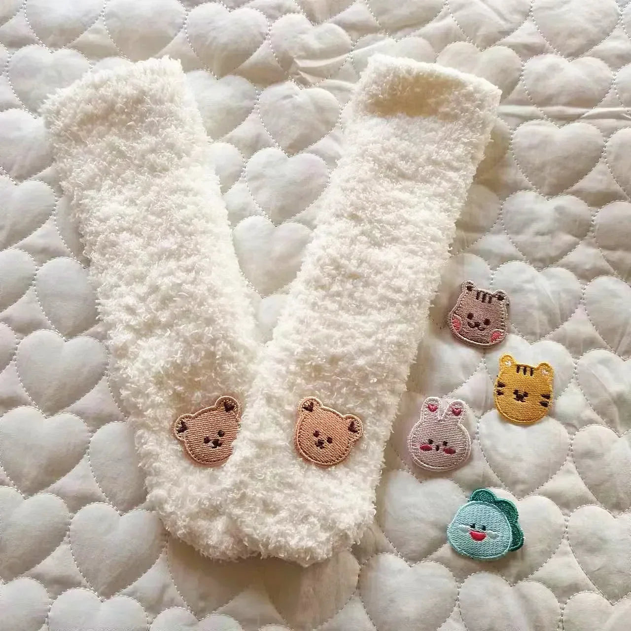 Winter Baby Socks Squirrel Bear Rabbit